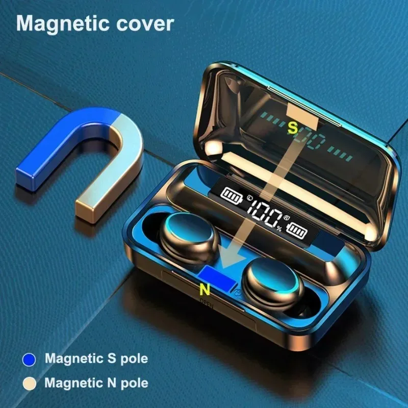 Active Noise Cancelling LED Wireless Earbuds