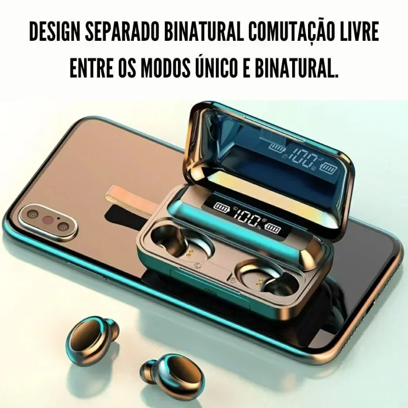 Active Noise Cancelling LED Wireless Earbuds