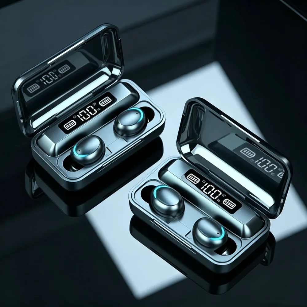 Active Noise Cancelling LED Wireless Earbuds