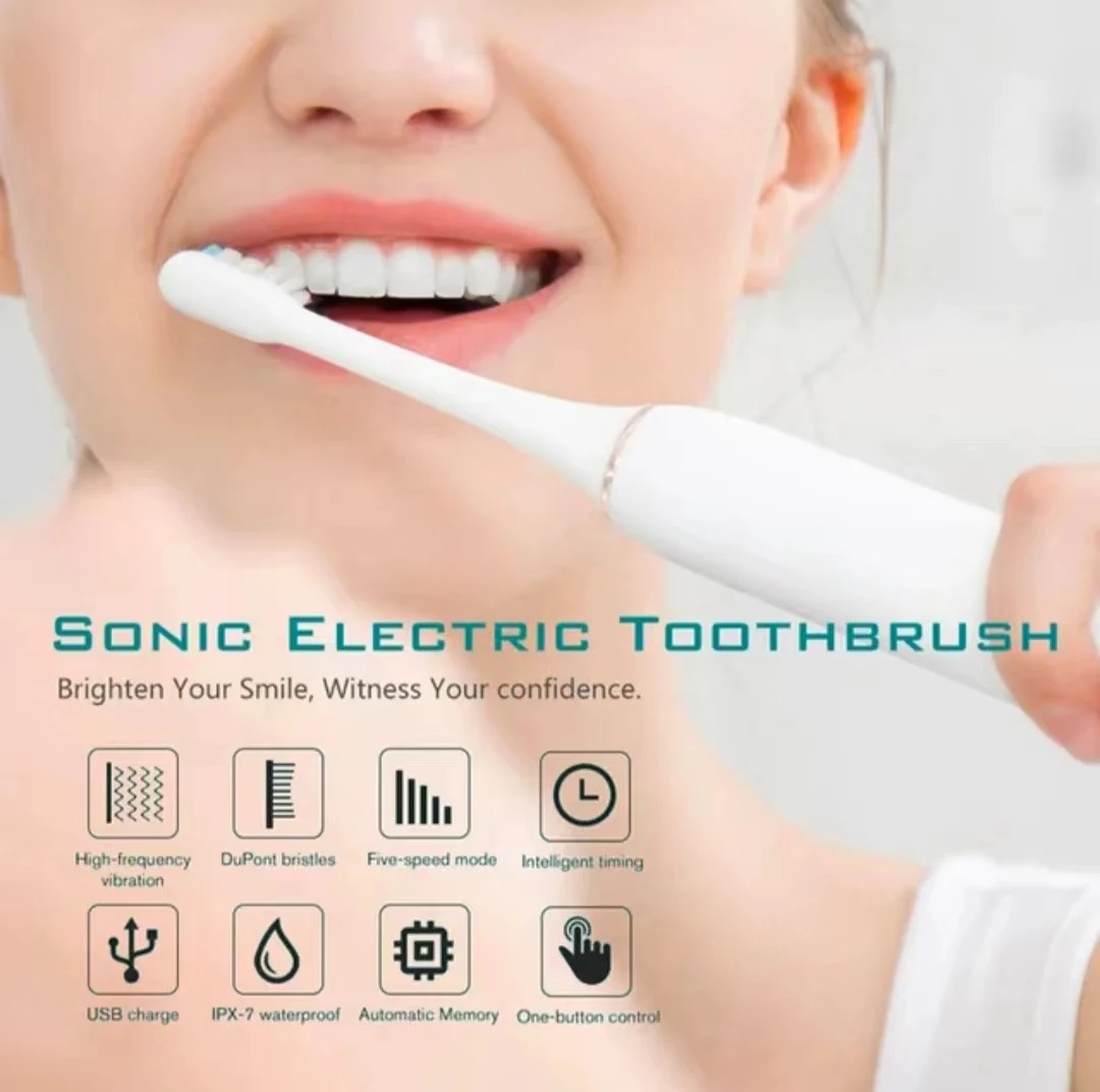 Sonic Waterproof Electric Toothbrush